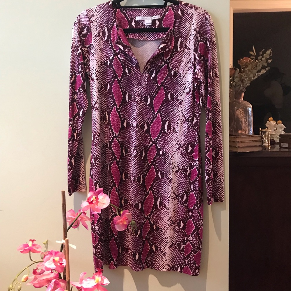 100% Silk Diane von Furstenberg Dress